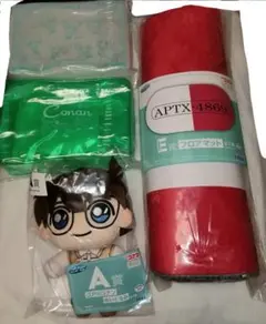 名探偵コナン　セガラッキーくじ　ぬいぐるみ&マットセット