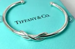 【美品】 TIFFANY&Co. インフィニティ　 カフ　バングル　ティファニーのサムネイル