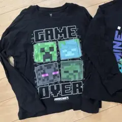 ギャップ　キッズ　マイクラ　コラボ　ロンT 長袖　130cm