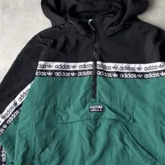 15712 アディダス パッチロゴ トレフォイルロゴ アノラックパーカー