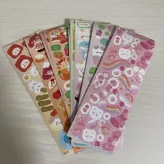 ❸可愛いキャラクターシールセット 10枚入り