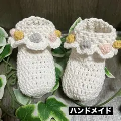 ハンドメイド ベビーシューズ 手編み 新生児 ニューボーンフォト 出産祝い
