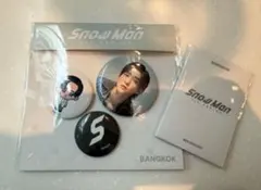 SnowMan バンコク　ポップアップ　目黒蓮　缶バッジ　トレカD