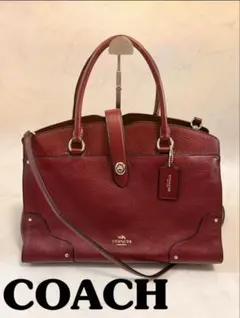 美品　COACH 希少色 Y2K 2way マーササッチェル ターンロック