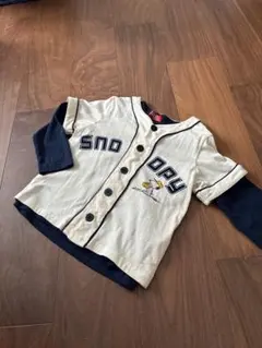 110cmPeanutsスヌーピー❁⃘ベースボールシャツ