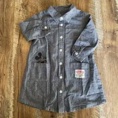 ミッキーマウス シャツワンピース