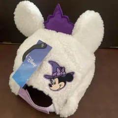 新品　ディズニー　ミッキー　ミニー　帽子　ボアキャップ　キッズ　子供　ハロウィン