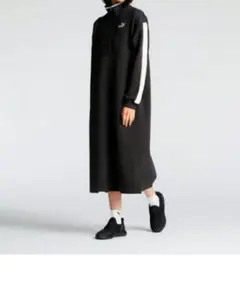 PUMA 長袖ワンピース ブラック Lsize