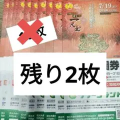 グリーンランド　特別入園券　2枚のサムネイル