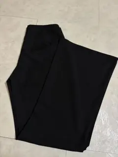 黒 ワイドパンツ ハイウエスト