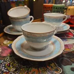 ノリタケ HANAREIKU カップ＆ソーサー 4客