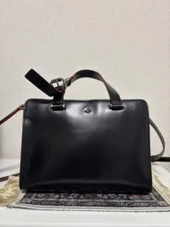 【廃盤】Vivienne Westwood シンプルトートSタイニーオーブ黒×赤