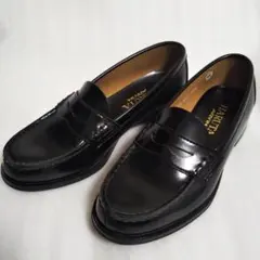 【未使用級】HARUTA ハルタ　23.5cm 黒 　ブラック　ローファー