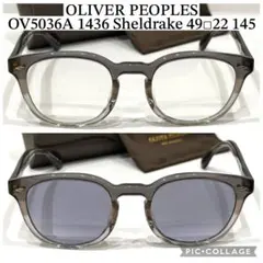 【極美品】オリバーピープルズ Sheldrake グレー 新品調光グレーレンズのサムネイル
