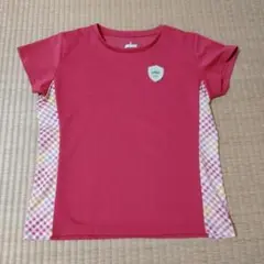 ☆prince 赤 チェック柄 Tシャツ WS3071☆