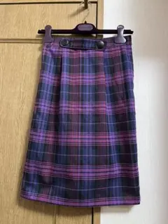 an another angelus チェックスカート