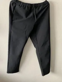 値下げ中！無印良品　裏起毛テーパードパンツ ブラックLサイズ