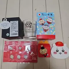 ちいかわ ラーメン豚 グラス　レストラン　ピック　ハッピーセット　うさぎ