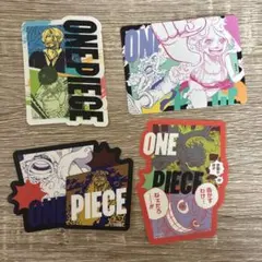 週刊少年ジャンプ ステッカーコレクション－ ONE PIECE 4種　JFのサムネイル