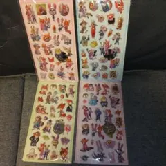 最安値 ズートピア　3Dぷくぷくボンボンドロップシール　4枚セット シール
