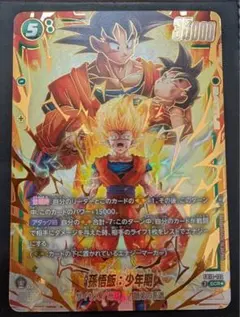 孫悟飯 少年期 SCRパラレル 美品 - メルカリ