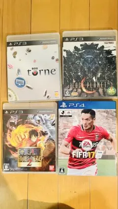 PS3/PS4 ゲームソフト 4本セット