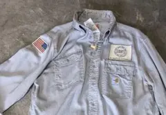 お値下げ可　carhartt 　カーハート　ワークシャツ　ワッペン