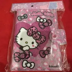 リフィル付シールバインダー　キティ　ギャルシール帳　豹柄　ギャルキティ