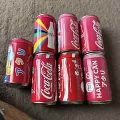 【未開封】コカ・コーラ ラッキーおたのしみ缶 2缶（サイズ違い）セット　昭和 未開封】コカ・コーラ ラッキーおたのしみ缶 2缶（サイズ違い）セット