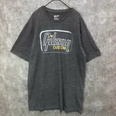 Gibson Tシャツ 半袖 バンドT チャコールグレー ストリート 着回し Mのサムネイル