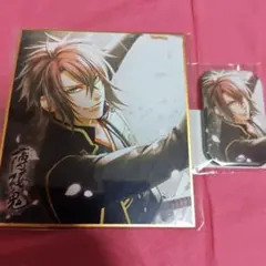 薄桜鬼 沖田総司 まるくじ 色紙 缶バッジ セット② - メルカリ