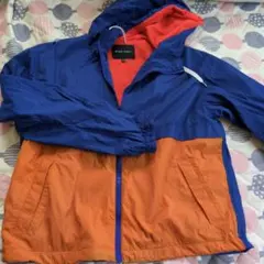 NIKO AND... ナイロンジャケット 青オレンジ M相当