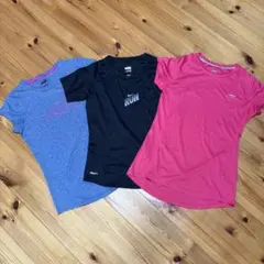 ランニングTシャツ3点セットレディースSサイズ　NIKE PUMA TIGORAのサムネイル