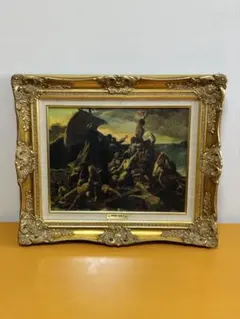 G. Delplanque【Scène Campagnarde】肉筆油彩画 - メルカリ