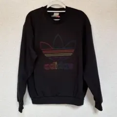 vintage 90s adidas デサント製 スウェット レインボー Y2K