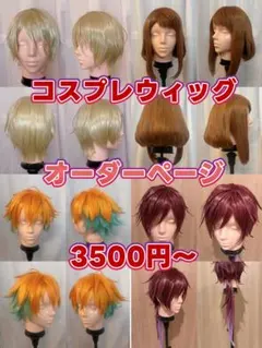 【受付停止中】コスプレウィッグオーダー