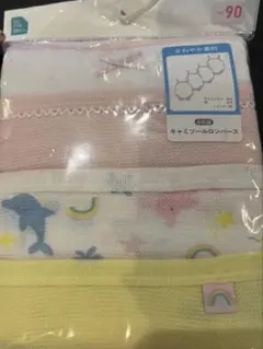 【新品未使用】ベビーキャミソールロンパース 90サイズ 4枚セット