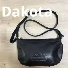 상태좋음 ★Dakota ダコタ ジェントリーレザー ショルダーバッグ ブラック