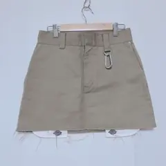 MOUSSY DICKIES（R）CUT OFF ミニスカート　コラボ　膝上丈のサムネイル