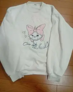Disney マリー ちゃんトレーナーMサイズ　おしゃれキャットマリー　アベイルのサムネイル
