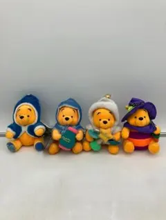 Disney プーさん 星座・ハロウィンぬいぐるみ 4体セット