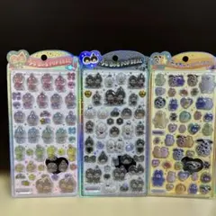 正規品　モンチッチ モジョジョジョ　うるちゅるポップシール 3枚セット