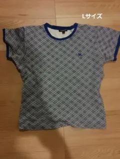 バーバリー ロンドンBURBERRY チェック柄 半袖Tシャツ L