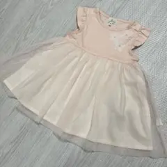 組曲　クミキョク　チュールワンピース　ピンク　お花　フォーマル　女の子