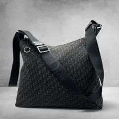 希少 Dior ディオリッシモ トロッター ショルダーバッグ 斜め掛け 黒
