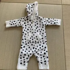 ジェラートピケ　ベビーロンパース　ダルメシアン柄