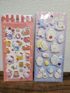 ハローキティ ジュエルマシュマロステッカーズ なまがきちゃん ぷくぷくシール