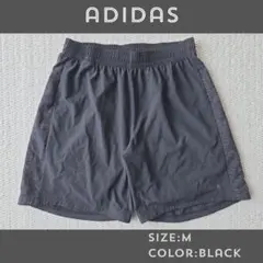 【美品】adidas アディダス ショートパンツ ミニポケット付 ブラック M