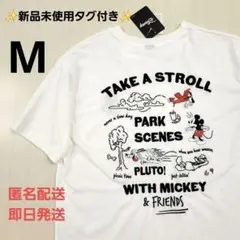 ディズニー ミッキー ドナルド プルート 半袖 Tシャツ 刺繍 Mのサムネイル