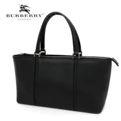 【極美品】BURBERRY ハンドバッグ ブラック 内部 ノバチェック 未使用級のサムネイル